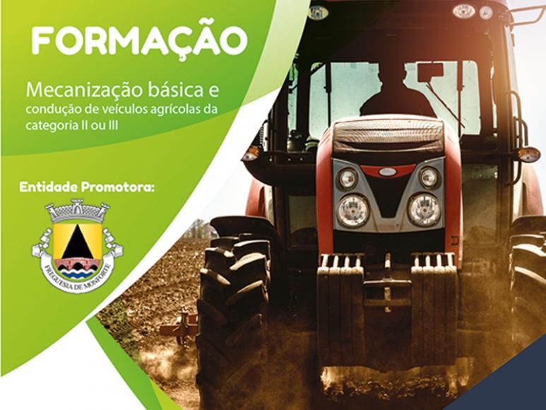 Formação - Mecanização básica e condução de veículos agrícolas da categoria II ou III 