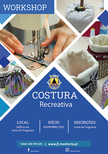 Workshop Costura Recreativa Workshop Costura Recreativa