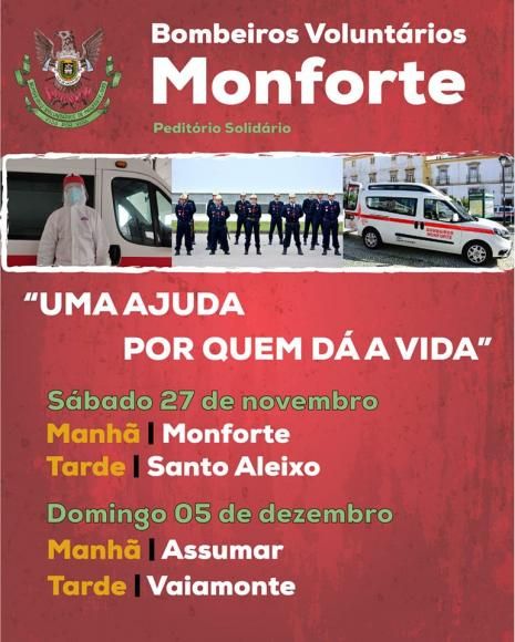 "Uma ajuda por quem dá a vida" - BVMonforte