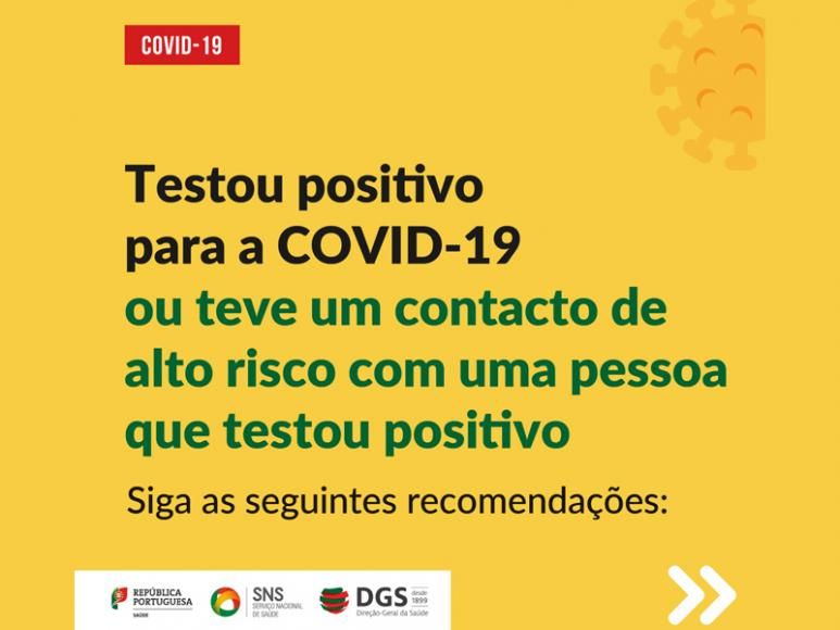 Testou Positivo para a COVID-19?